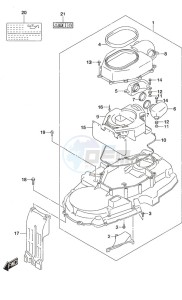 DF 350A drawing Ring Gear Cover