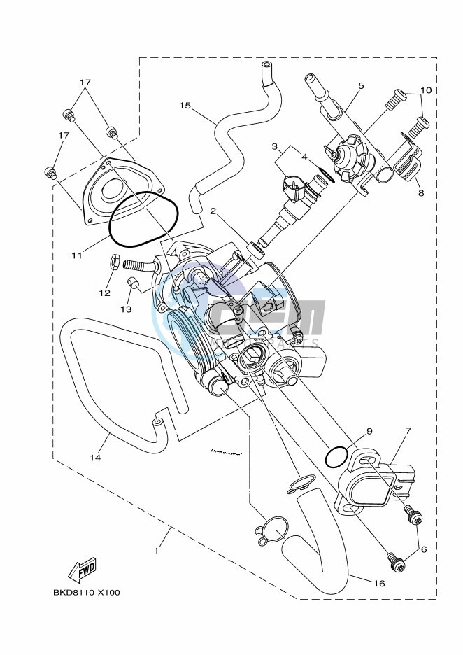 THROTTLE BODY ASSY 1