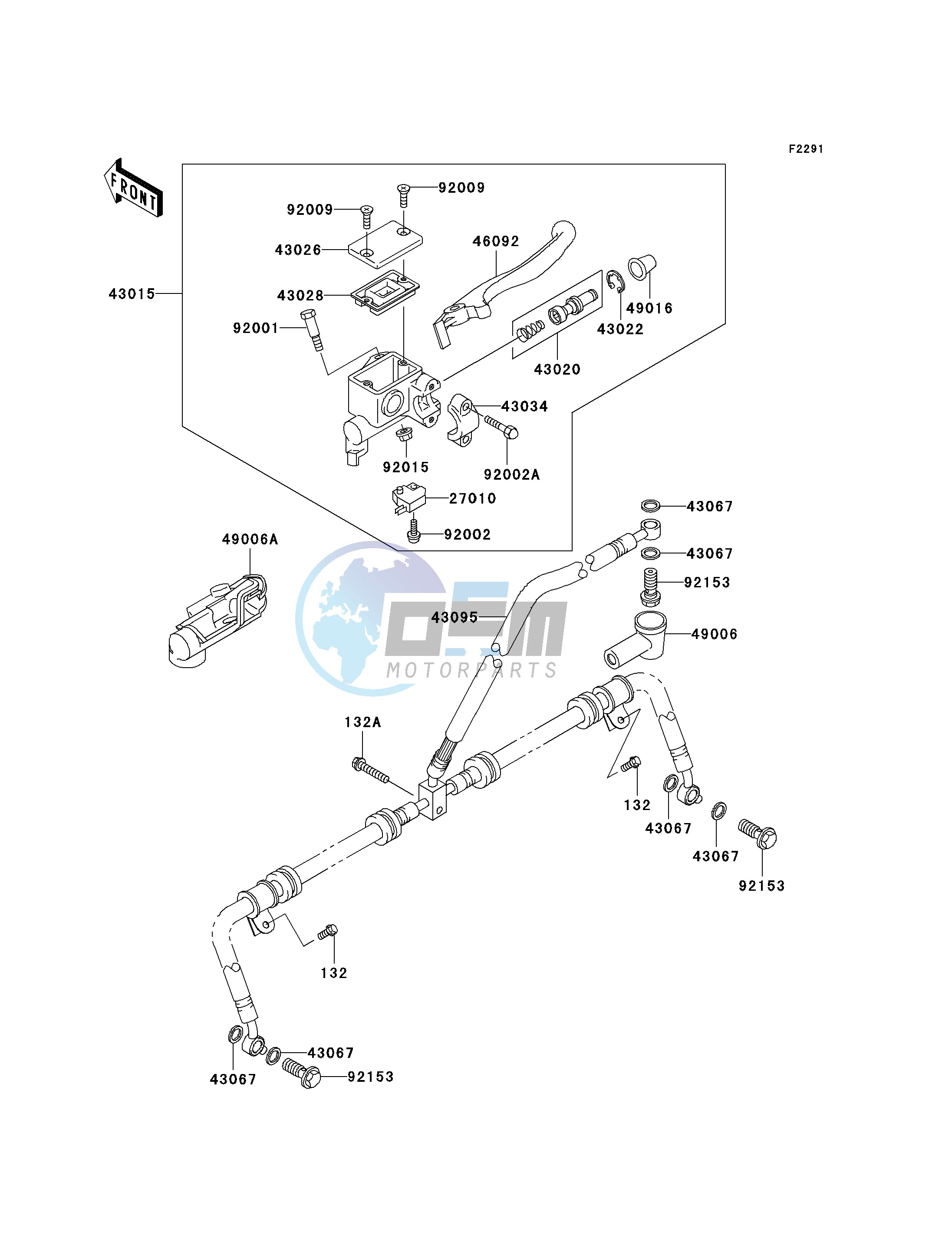 FRONT MASTER CYLINDER