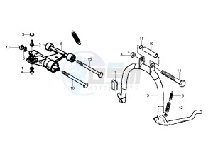 LX 4T 50 drawing Swinging arm - Stand