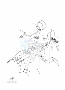 XSR900 MTM850 (BAE1) drawing TAILLIGHT