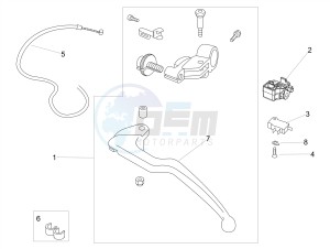 RSV4 1100 RACING FACTORY E4 ABS (EMEA-GSO) drawing Clutch control