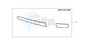 FES250 FORESIGHT drawing SIDE PROTECTOR