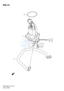 RM-Z250 (E19) drawing FUEL PUMP