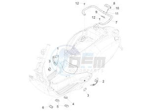 150 Sprint 4T 3V ie (APAC) (AU, CD, EX, JP, RI, TH, TN) drawing Side cover - Spoiler