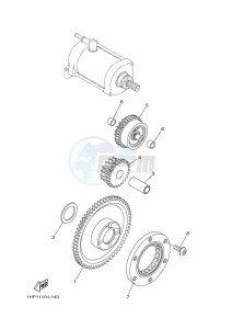 YFM700FWBD KODIAK 700 EPS (BGF8) drawing STARTER CLUTCH