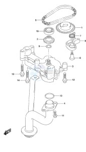 DF 250AP drawing Oil Pump