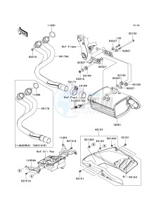 ER 650 A [ER-6N (AUSTRALIAN] (A6F-A8F) A8F drawing MUFFLER-- S- -