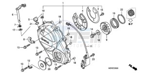 CBF600NA9 Europe Direct - (ED / ABS) drawing RIGHT CRANKCASE COVER