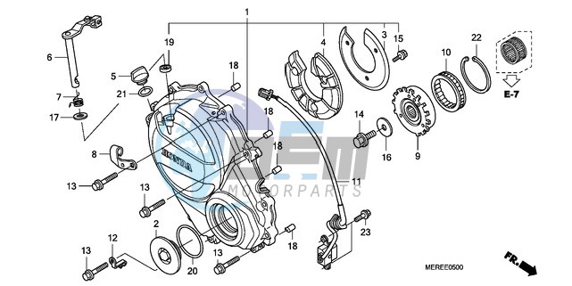 RIGHT CRANKCASE COVER