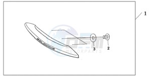 GL18009 France - (F / AB CMF NAV) drawing TRUNK HANDLE