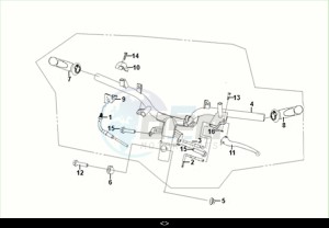 FIDDLE II 50 EFI (AF05W6-NL) (M2) drawing CABLE - SWITCH - HANDLE LEVER