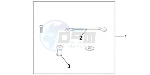 CBR1000RR9 UK - (E / MKH MME REP) drawing TANK BAG ATT KIT