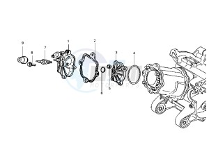 Hexagon 125-150 drawing Cilinder head