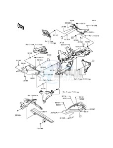 Z800 ABS ZR800DDS UF (UK FA) XX (EU ME A(FRICA) drawing Side Covers/Chain Cover