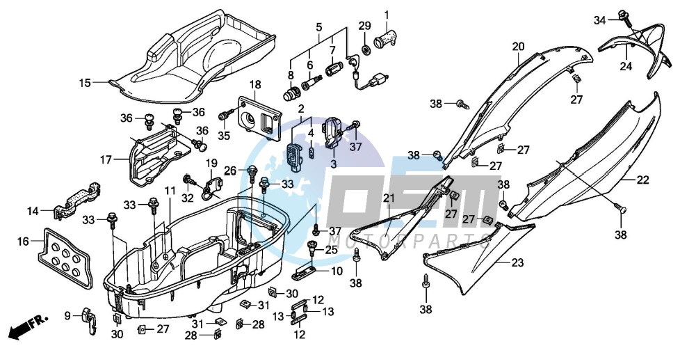 BODY COVER/LUGGAGE BOX (FES1257/A7)(FES1507/A7)