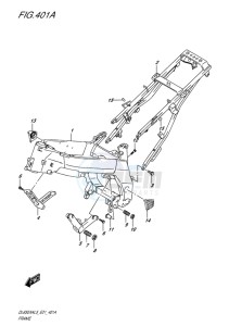 DL650X ABS V-STROM EU drawing FRAME