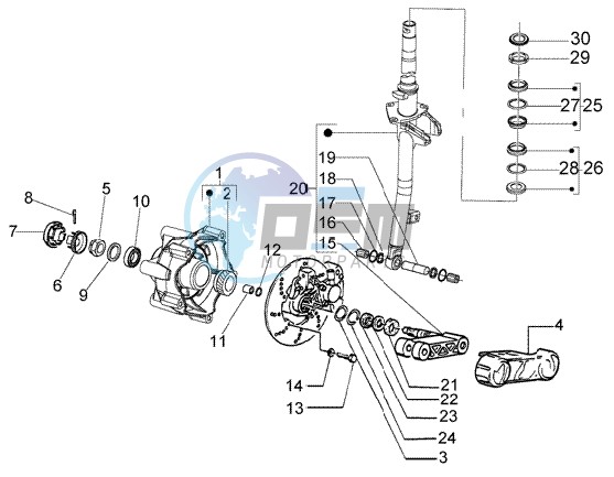 Steering column - Disc brake