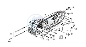 GTS 300i 2012 drawing CRANKCASE LEFT