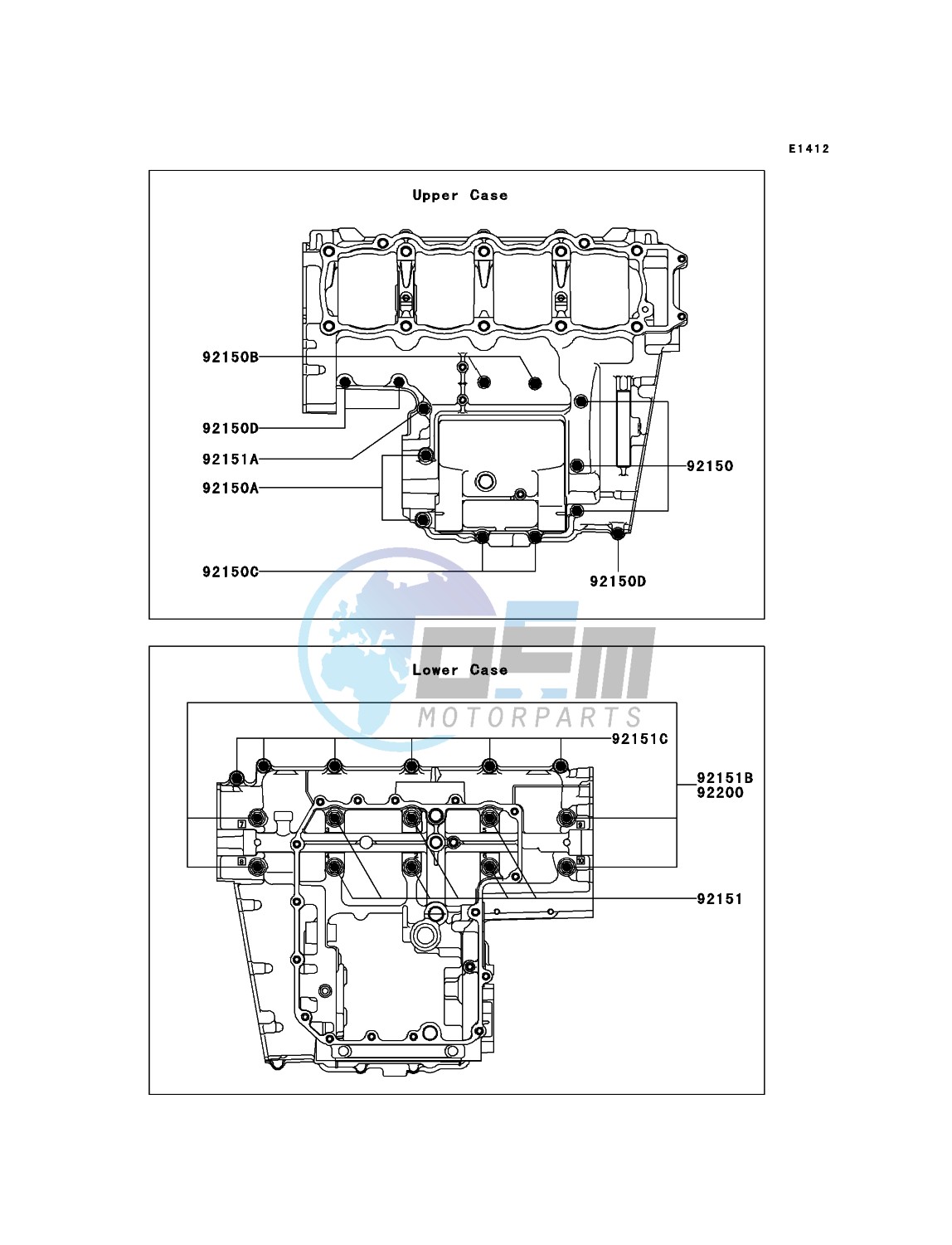 Crankcase Bolt Pattern