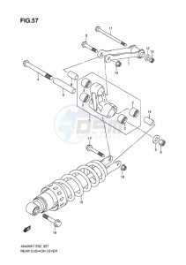 AN400 BURGMAN EU-UK drawing REAR CUSHION LEVER