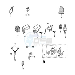 FOX GSX EU1 drawing ELECTRIC EQUIPMENT