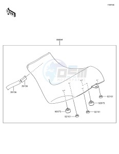 VULCAN S ABS EN650DHF XX (EU ME A(FRICA) drawing Accessory(Reduced Reach Seat)