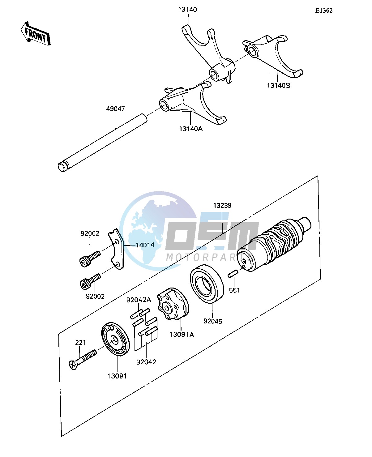 CHANGE DRUM_SHIFT FORK