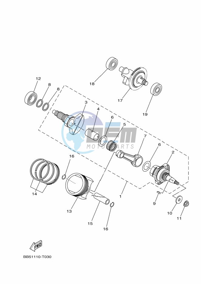 CRANKSHAFT & PISTON