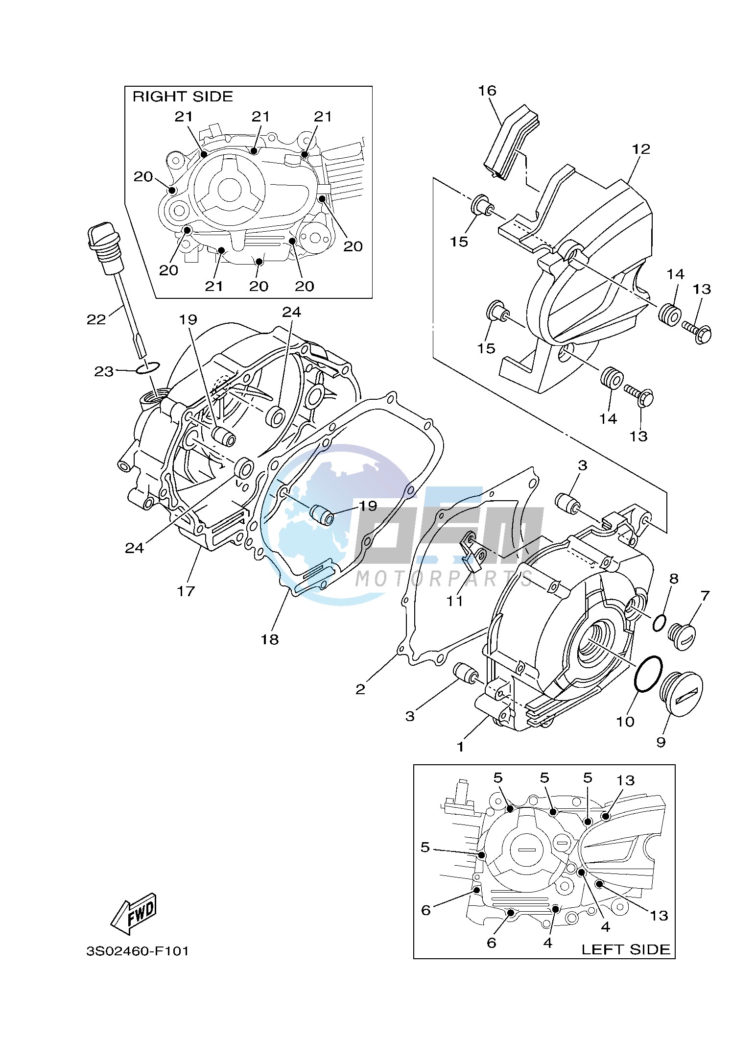 CRANKCASE COVER 1