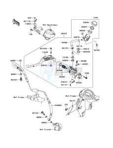 ZZR1400_ABS ZX1400FDFA FR GB XX (EU ME A(FRICA) drawing Clutch Master Cylinder