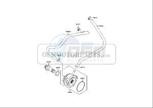 ZX-6R NINJA - 636 cc (EU) drawing OIL COOLER