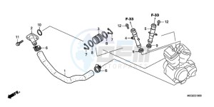 VT750C9 E / MKH MME drawing WATER PIPE