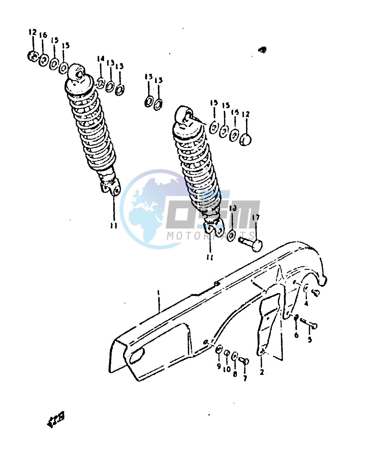 CHAIN CASE - SHOCK ABSORBER