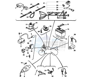 TZR 50 drawing ELECTRICAL DEVICES