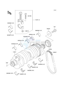 ZX 1100 D [NINJA ZX-11] (D4-D6) [NINJA ZX-11] drawing CRANKSHAFT