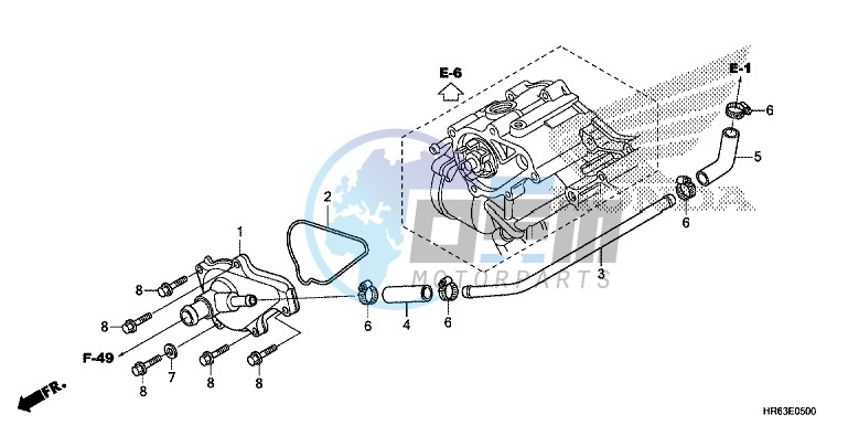 WATER PUMP COVER