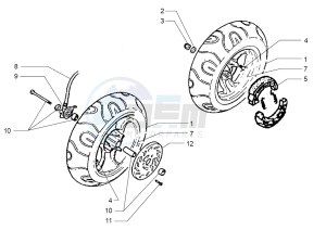 Ark AC 45 Glossy Black-Silver 50 drawing Front wheel-Rear wheel