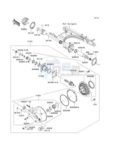 VN 1500 B [VULCAN 88 SE] (B1-B3) N6F drawing DRIVE SHAFT_FINAL GEAR