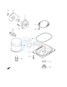 LT-F500F (E24) drawing OIL PUMP