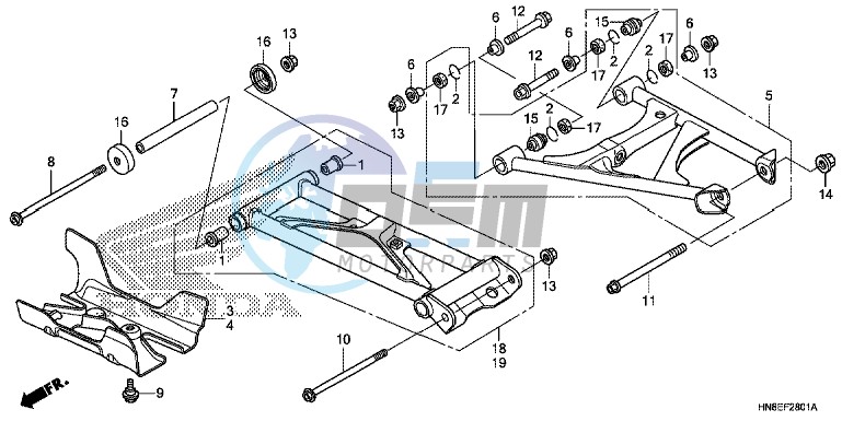 REAR ARM ( TRX680FAF,G)