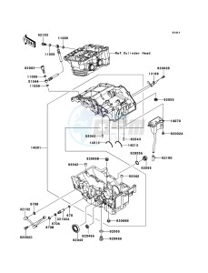 NINJA_250R EX250K8F GB XX (EU ME A(FRICA) drawing Crankcase