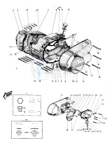 C2 SS TR [ROADRUNNER] (SS-TR) 125 [ROADRUNNER] drawing ENGINE COVERS