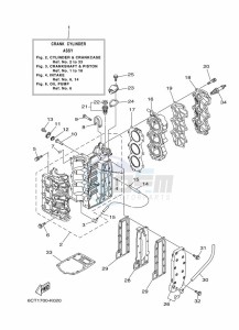 30DEOL drawing CYLINDER--CRANKCASE