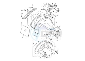 XVS A DRAG STAR CLASSIC 650 drawing FENDER