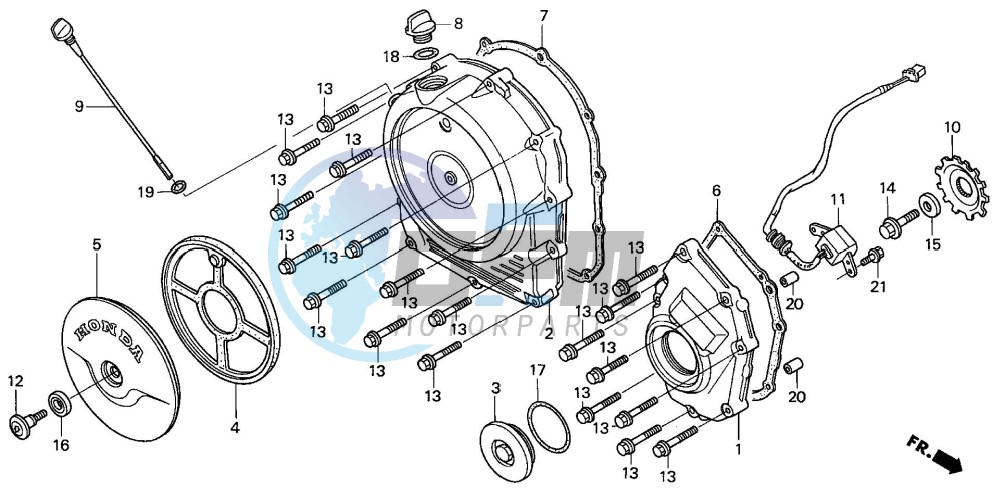 RIGHT CRANKCASE COVER