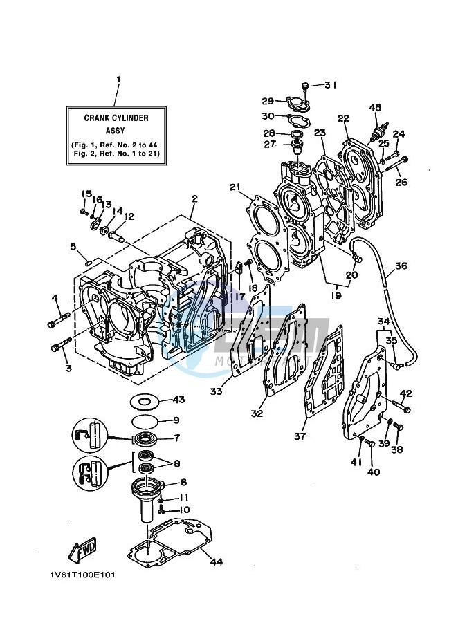 CYLINDER--CRANKCASE