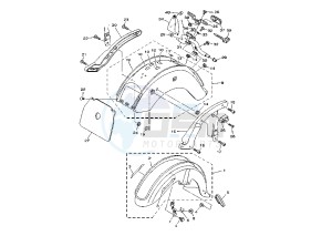 XVS A DRAG STAR CLASSIC 650 drawing FENDER MY01