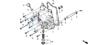 NES150 125 drawing RIGHT CRANKCASE COVER