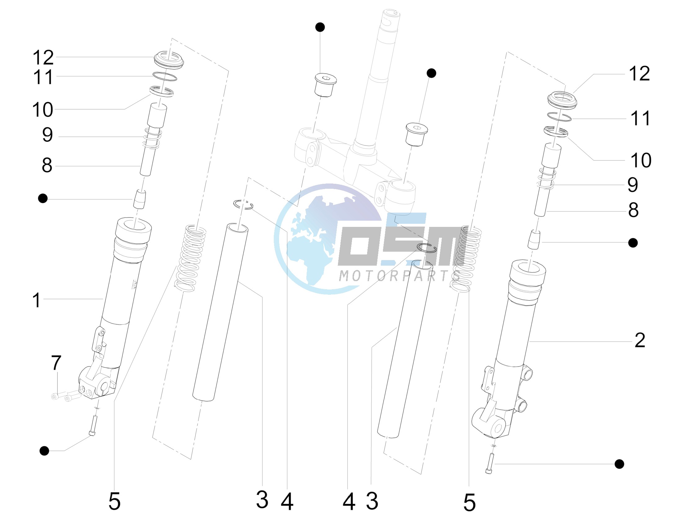 Fork's components (Escorts)